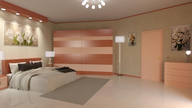 bedroom rendering